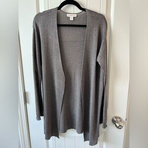 Coldwater Creek Silver Cardigan size L‎ - 14